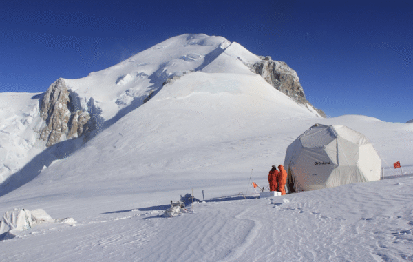 Dome du Goûter am Ausläufer des Mont Blanc